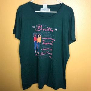 Bestie Shirt Best Friend Green Graphic Tee New 3XL